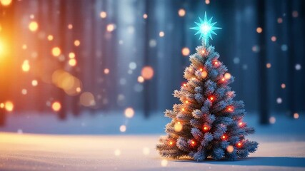 Chrismas tree colorful background in chrismas day, new year day