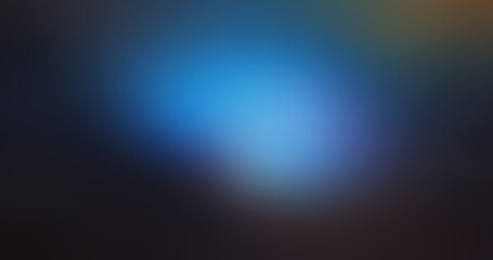 Abstract Blue Gradient Background with Soft Bokeh Blur and Dark Hues for Modern Digital Design or Website Backdrop
