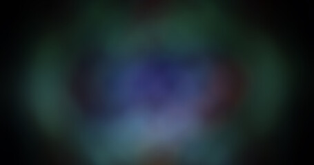 Abstract Dark Blue and Green Blurred Background with Soft Light Glow and Bokeh Effect for Modern Design and Digital Projects