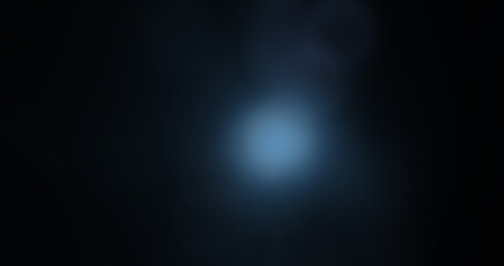 Dark Blue Abstract Background with Soft Glowing Bokeh Light Effect, Atmospheric and Ethereal Blurry Texture for Modern Design and Digital Overlay