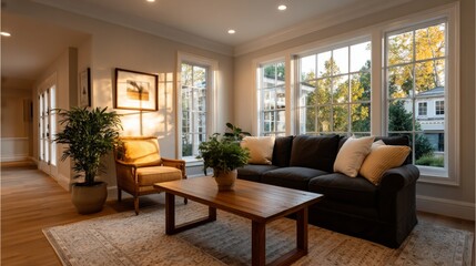 Fototapeta premium farmhouse living room