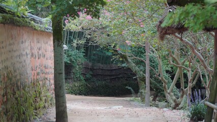 The Traditional Old House Scenery of Korea's Soswaewon. 담양 소쇄원의 풍경