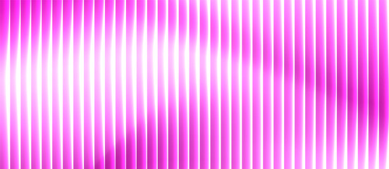 Abstract grainy ribbed glass background in pink light tones with glossy curved texture, vertical light lines and smooth gradient for use in luxury design or digital surface visuals