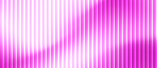 Abstract grainy ribbed glass background in pink light tones with glossy curved texture, vertical light lines and smooth gradient for use in luxury design or digital surface visuals