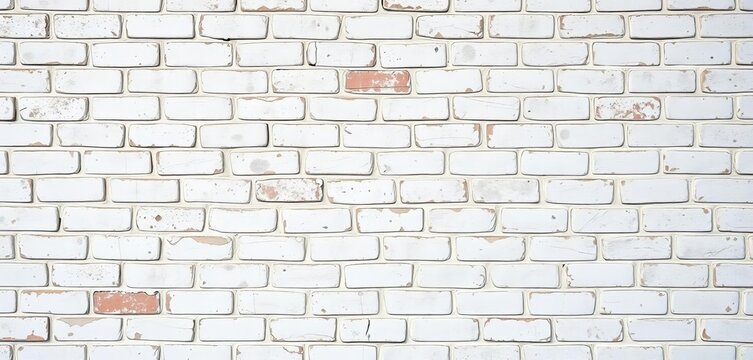 A weathered whitewashed brick wall, showing texture and age,  stone,   brickwork