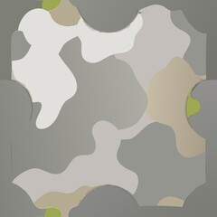 Modern abstract camouflage design for versatile backgrounds and creative projects, offering a trendy and eye-catching aesthetic for diverse applications