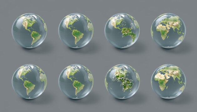 Transparent globe world map planet earth geography latitude longitude hemisphere continent glass sphere soothe curiosity and wonder