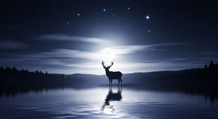 silhouette of a woman dancing in the night