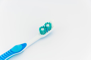 toothbrush on white background