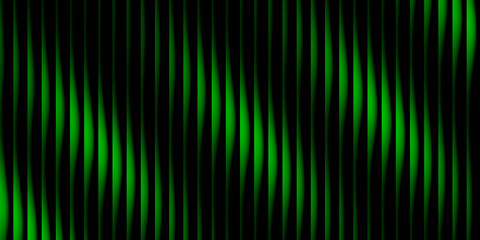 Abstract green vertical lines create a modern digital design