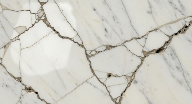 Elegant white marble texture with intricate veining and natural stone patterns for luxury designs