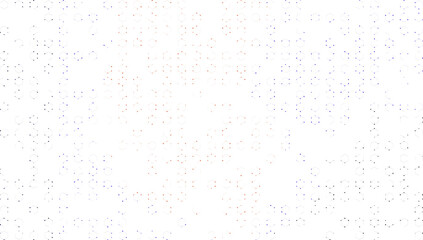 Hexagonal Circuit Grid Abstract Tech Pattern with Transparent Background