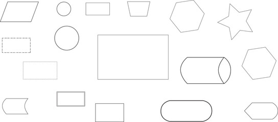 Obraz premium Abstract geometric design with bold colors and text elements