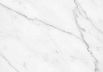 Obraz premium High resolution white marble texture background with elegant gray veins for luxury interior design.