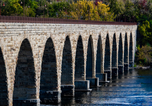 Stone Arch Bridge, Minneapolis, Minnesota - Powered by Adobe