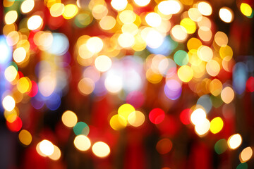 Fototapeta premium christmas lights background