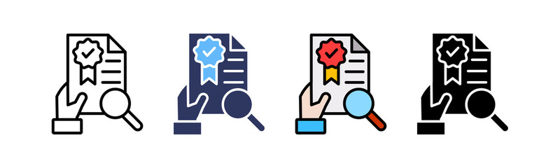 Proofing multiple icon