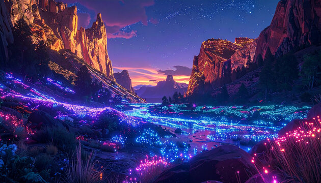 Grand canyon at sunset 2025 valley of lights 