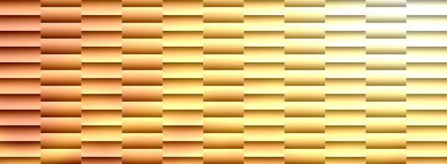 Illustration of abstract golden background with rectangular shapes creating a visually appealing and modern texture