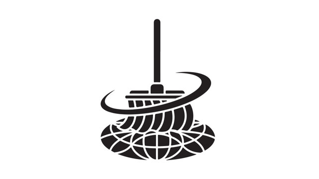 Elegant cleaning service logo with Celtic knot design and shining stars for professional housekeeping companies and eco friendly cleaning businesses seeking a modern, memorable brand