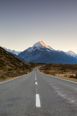 The Road Aoraki Mount Cook
