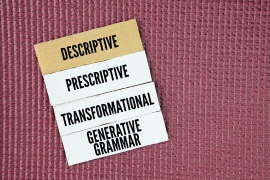 What are the 4 types of grammar? Descriptive, prescriptive, transformational, and generative grammar are the four primary types of grammar.