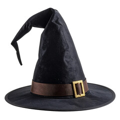 Magic witch hat . Ai. wizard cap isolated on white or transparent background