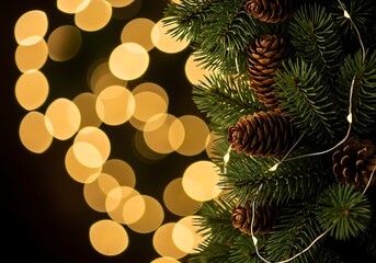 Christmas Tree Lights, Holiday Lighting Decorations, LED Christmas Lights, Festive Tree Illumination