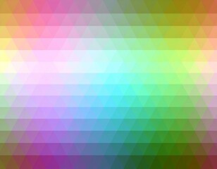 Obraz premium Holographic Shimmer, Geometric Tessellation