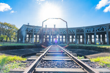 Fototapeta premium Historic Bungomori Roundhouse in Oita, Japan