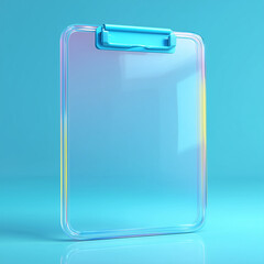 blue plastic container