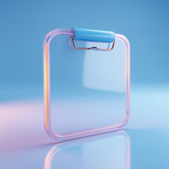 blue plastic container