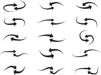 Arrow icon vector Arrow icon set, Black long up arrow icon vector Elegant arrows set for business plan