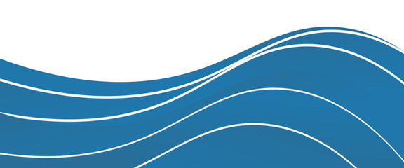 Blue curve line vector background overlap layer paper on white space for text and message design.eps 10