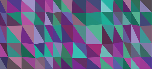 Pink and Teal Geometric Triangle Pattern Background abstract mosaic