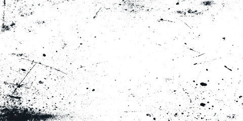 Abstract black ink splatter and drip texture isolated on a clean white background Ideal as a background for graphic design, film effects.