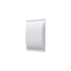 3D Render a white toilet paper dispenser on a white background
