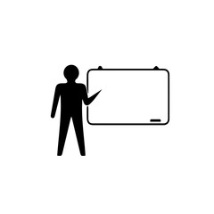 Teacher Presenting on Whiteboard