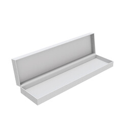 Naklejka premium 3D Render a white shelf with a long shelf on it