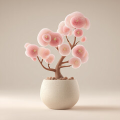 pink orchid in a vase