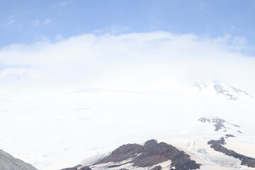Mount Elbrus Clouds And Fog