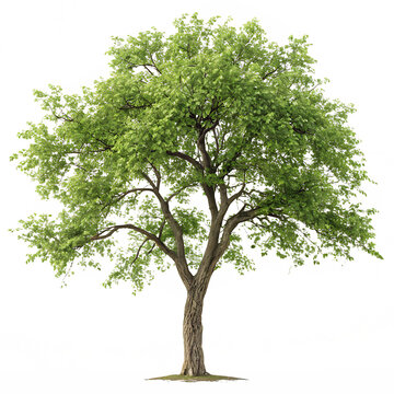 Wild mulberry tree isolated on transparent background png