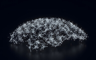 Digital Brain Neural Network | AI Artificial Intelligence Concept Background