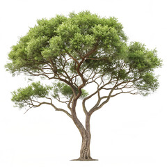 Green pepper tree isolated on transparent background png