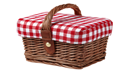 empty wicker basket