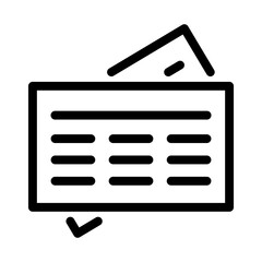 Communication. Newspaper vector icon illustration