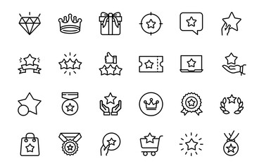 food icons set for  Bonus, Incentive, Reward, Compensation, ExtraPay, Payroll, YearEndBonus, PerformanceBonus, ChristmasBonus, Commission, Salary, Money, Finance, WorkPerk, EmployeePerks, Recognition,