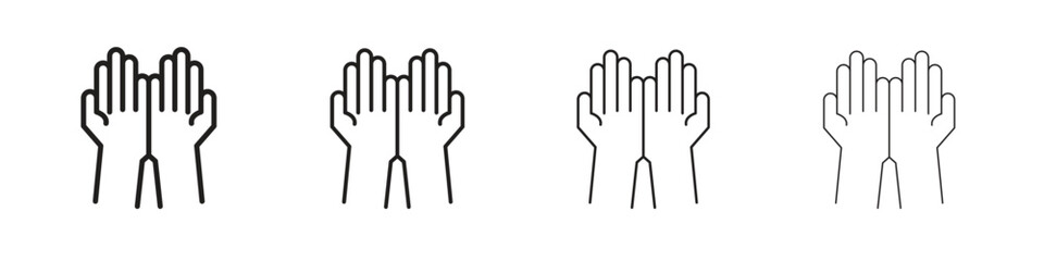 Obraz premium Philanthropy icon. Vector isolated pictograms.