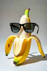 サングラスをかけたバナナ | Banana with sunglasses Generative AI