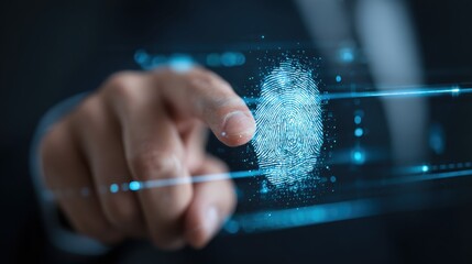 Innovative Concept of Biometric Security with Fingerprint Recognition on Touchscreen Interface in Modern Technology and Cybersecurity Field